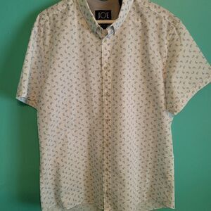 Joseph Abboud JOE Premium Men's Sz XL Short Sleeve Button Up White Shirt